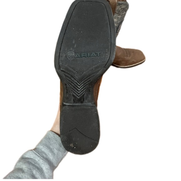 Ariat Men’s Distressed Camo Sport Patriot Weatern Boots- Broad Square Toe - Picture 6 of 6